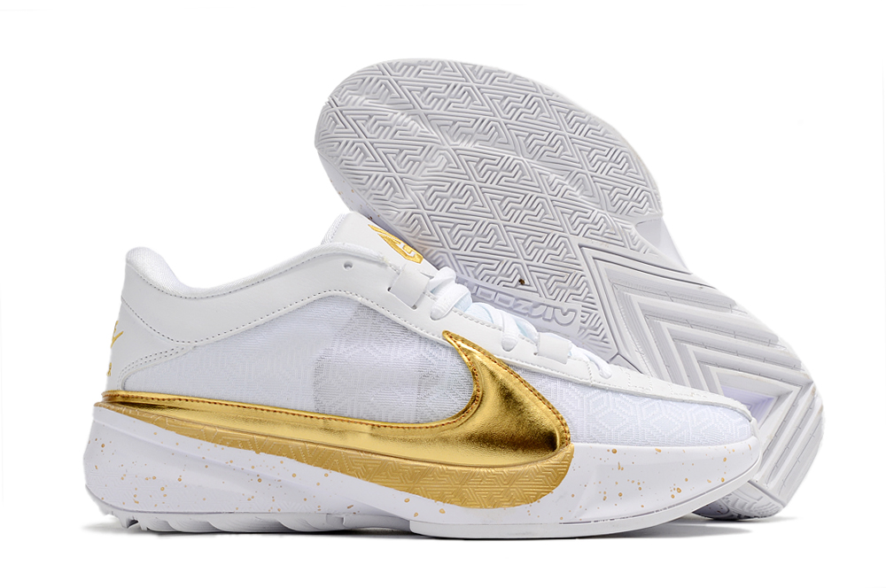 Nike Zoom Freak 5 White Gold